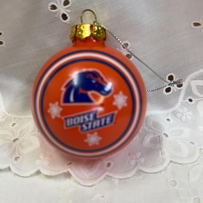 LOT OF 3 BSU ORNAMENTS