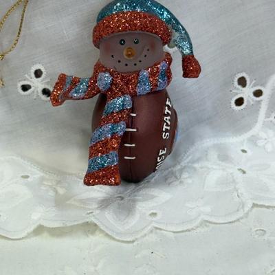 LOT OF 3 BSU ORNAMENTS