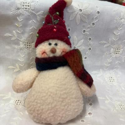Lot of 3 snowman plush