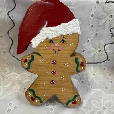 Lot of 3 gingerbread wall hanger