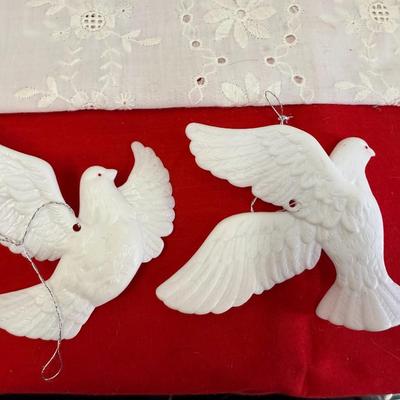 Turtle Dove Ornaments