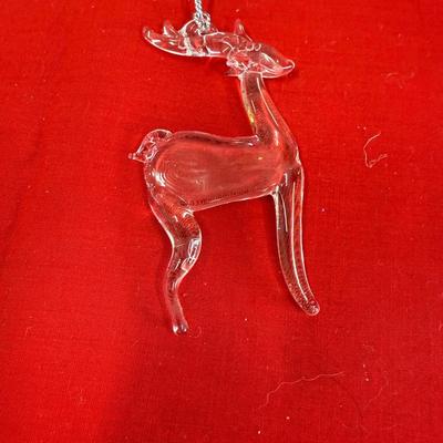 VTG Clear ornaments Lot of +B27:B1007