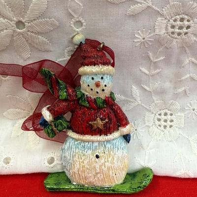Snowman assorment christmas ornament