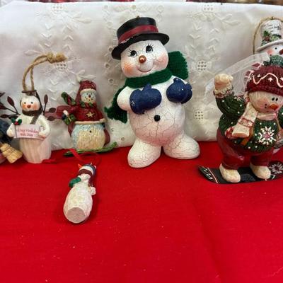 Snowman assorment christmas ornament