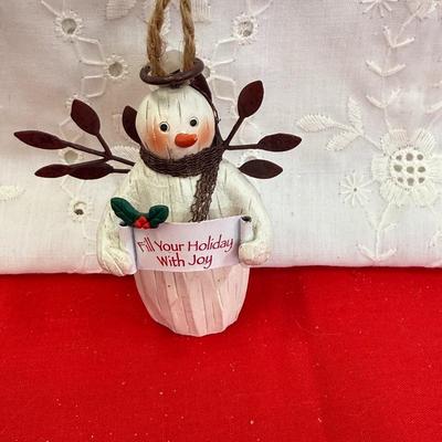 Snowman assorment christmas ornament