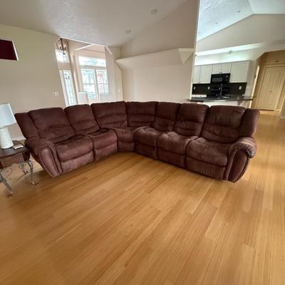 Large Brown Sectional