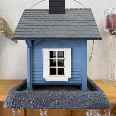 Blue bird house