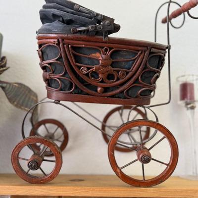 Antique Dolls Pram Victorian Style Dolls Pram Old Doll Carriage 