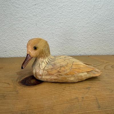 Vintage Bamboo Duck Decoy The Peoples Republic China F