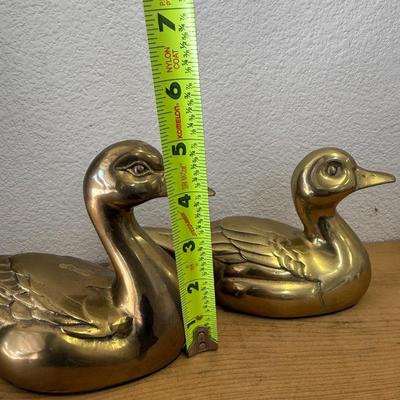 Vintage Brass Sitting Duck , Duck Figurine, Brass Duck,Vintage Duck, Brass Duck Figurine, 