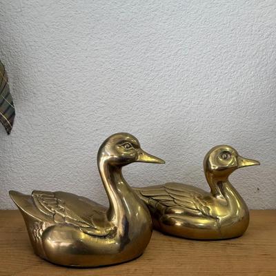 Vintage Brass Sitting Duck , Duck Figurine, Brass Duck,Vintage Duck, Brass Duck Figurine, 