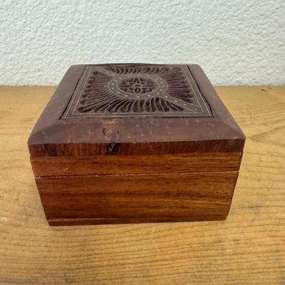 Vintage Ornate Hand Carved Wooden I