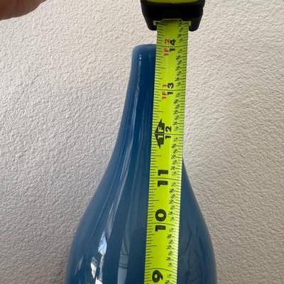 3 pc blue vases
