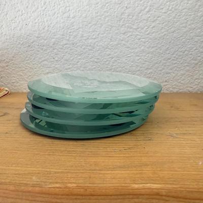 Idaho glass coasters