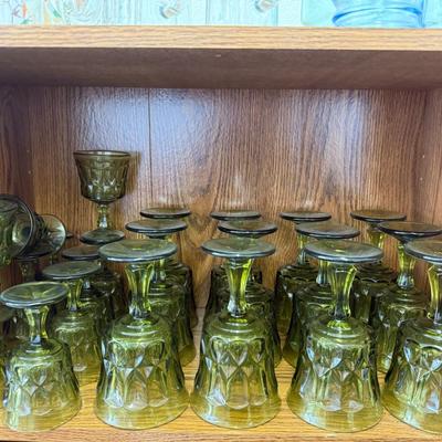 Lot of Vintage Noritake Perspective Green G