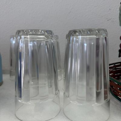 lot of glasses