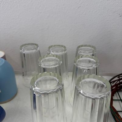 lot of glasses