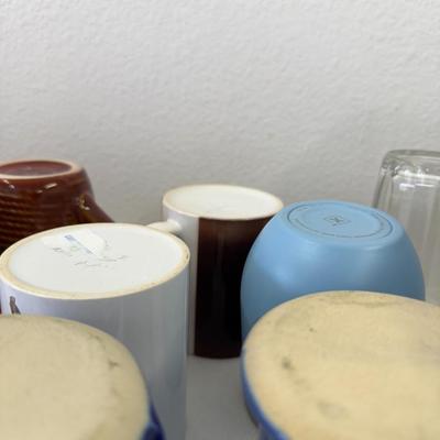 lot of coffee glasses