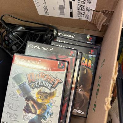 Playstation 2 and game lot