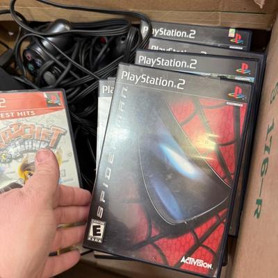 Playstation 2 and game lot