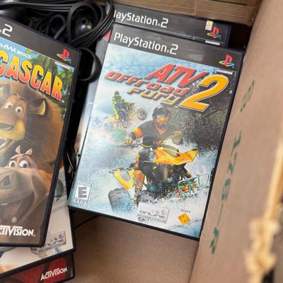 Playstation 2 and game lot