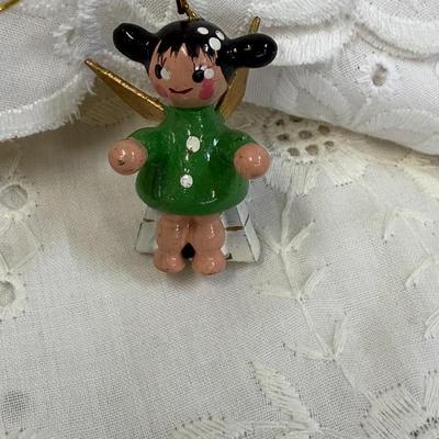 Vtg angel christmas ornament lot