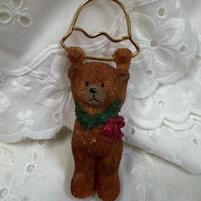 bear hanger ornament lot