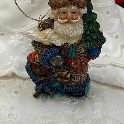 Set of Santa claus ornament