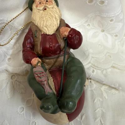 Set of Santa claus ornament
