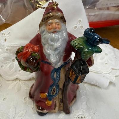 Set of Santa claus ornament