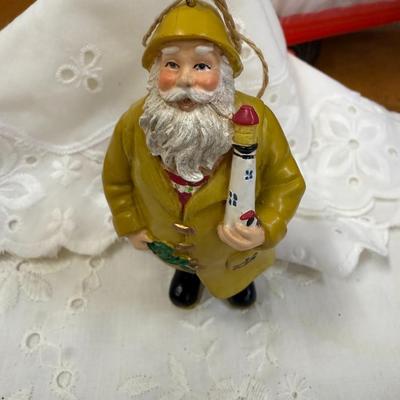Set of Santa claus ornament