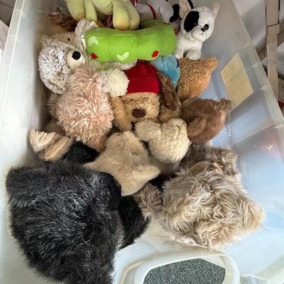 Lot of stuffed animals
