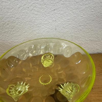 Uranium Cheese dish with lid