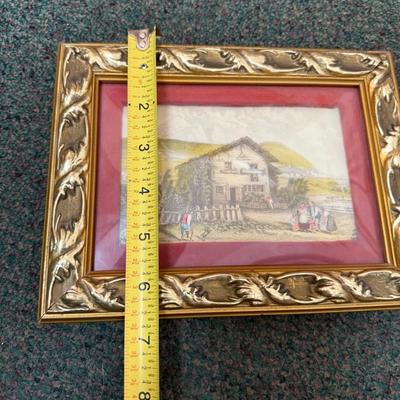 Vtg Small Frame Artwork