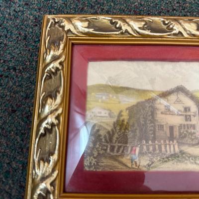 Vtg Small Frame Artwork