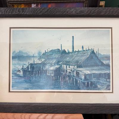 Pier Print Signed Dan looney