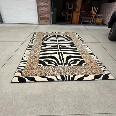 Farsh Lepoard and zebra rug