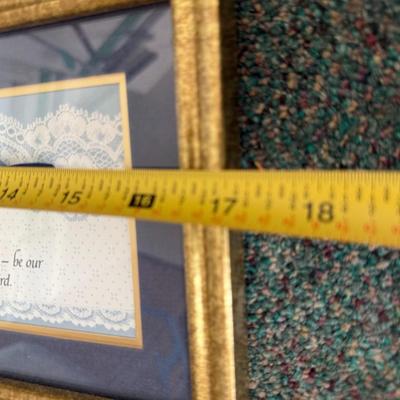 Bless the home; home décor lot of 2