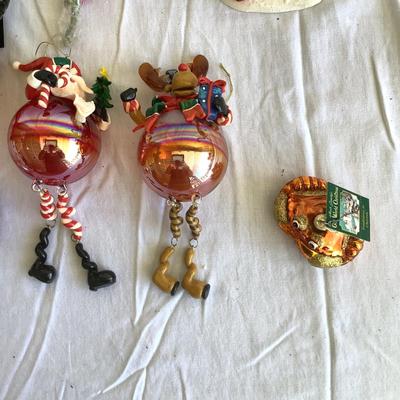 G8117 Lot of. Christmas Handblown Ornaments