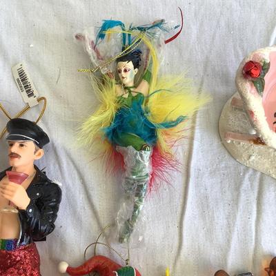 G8117 Lot of. Christmas Handblown Ornaments