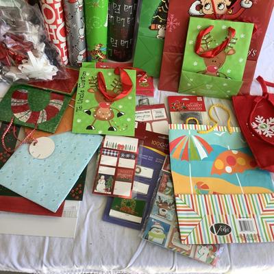 G8121 Large Lot of Christmas Wrapping