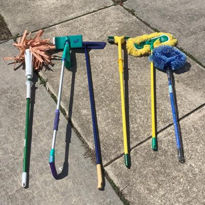 G8131 Lot of Cleaning Mops and Supplies