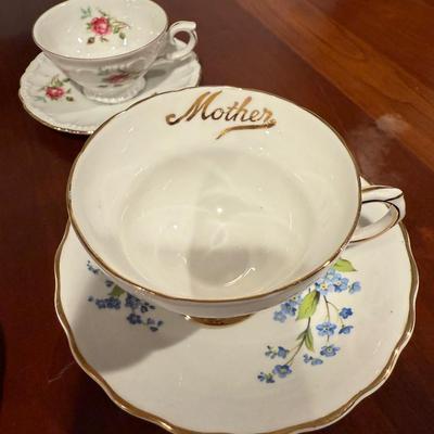 Collection of gorgeous tea cups and saucers