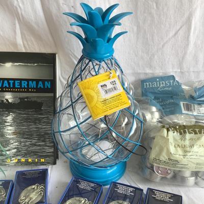 G8154 The Crab Pewter Key Chains, The Waterman Book, and More