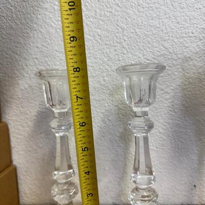Vintage Crystal Candlestick Candle Holder