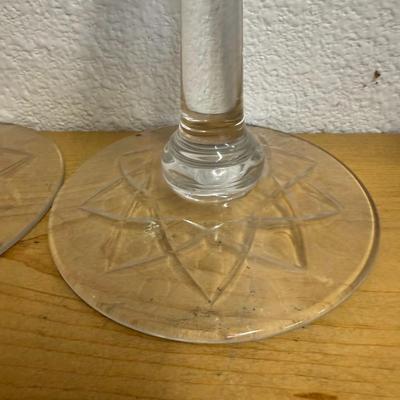 Vintage Crystal Candlestick Candle Holder