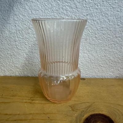 Vtg Pink Vase