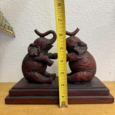 Vintage Elephant Bookends 