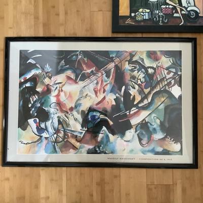 DR8164 Wassily Kandinsky Composition No 6 Print and more