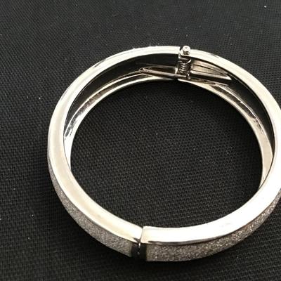 Silver Sparkly Cuff